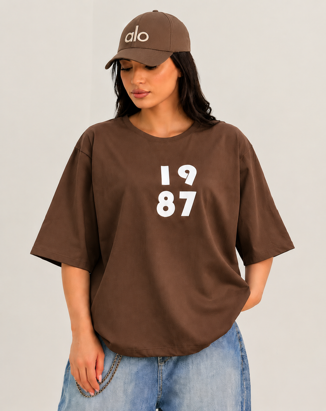 تیشرت باکسی طرح 1987 - جزئیات جیب و اجزای تکمیلی محصول