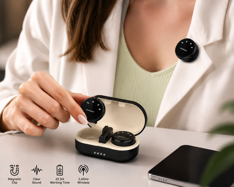 میکروفون بی سیم پرودو مدل PD-WMDMIC با - بستهبندی و محتویات جعبه
