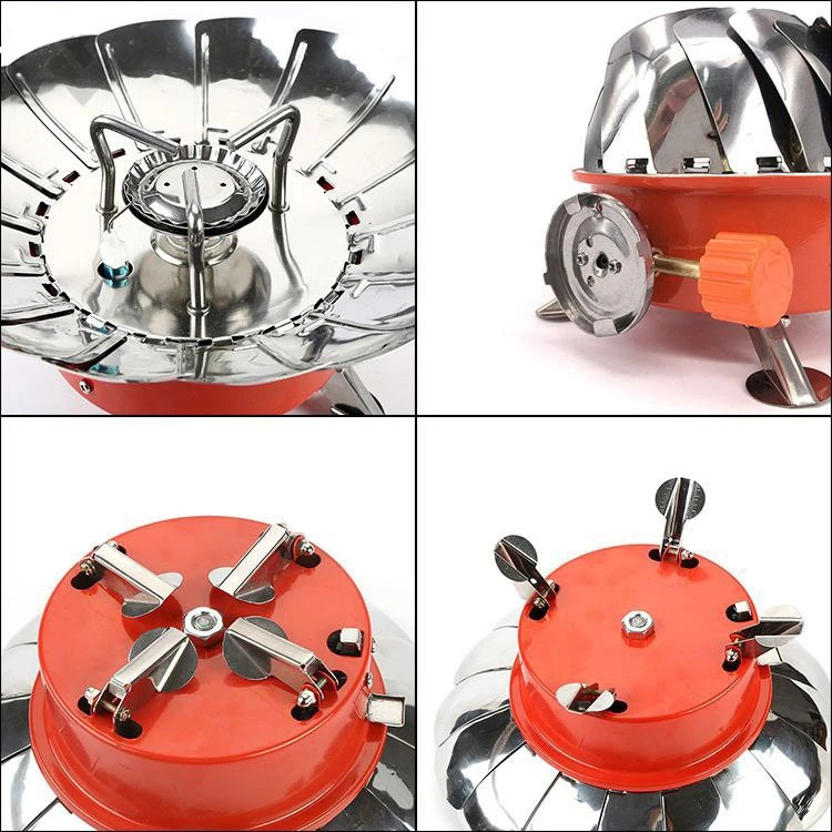 اجاق مسافرتی ضدباد مدل Kovar k-203 مناسب - زاویه بالا برای نمایش ابعاد محصول