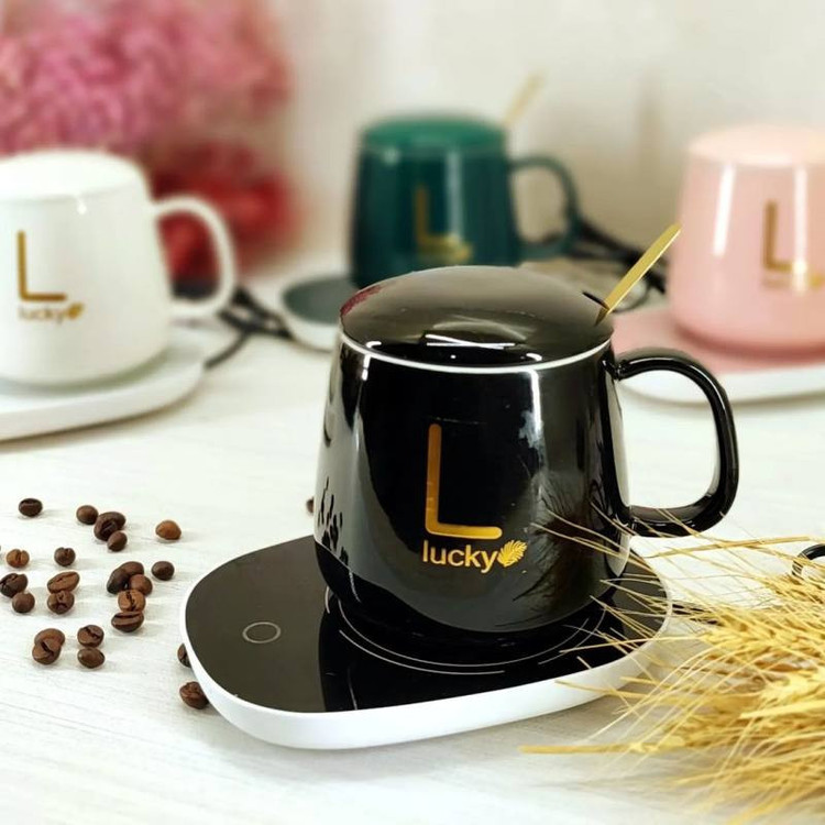 ماگ حرارتی لاکی(کارتن کادویی بزرگ) هیتردار به - زاویه جانبی محصول