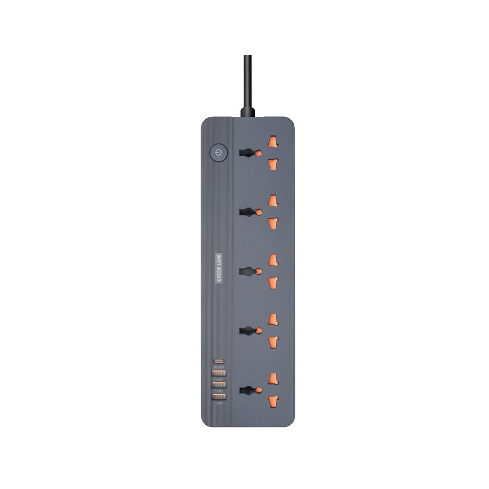 چندراهی برق گرین مدل GS-250 با ۵ - نمای محصول در حال شارژ یا اتصال