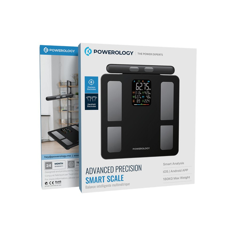 ترازوی هوشمند پاورولوژی مدل P8EBSCALE با طراحی - رنگبندی و ظاهر محصول