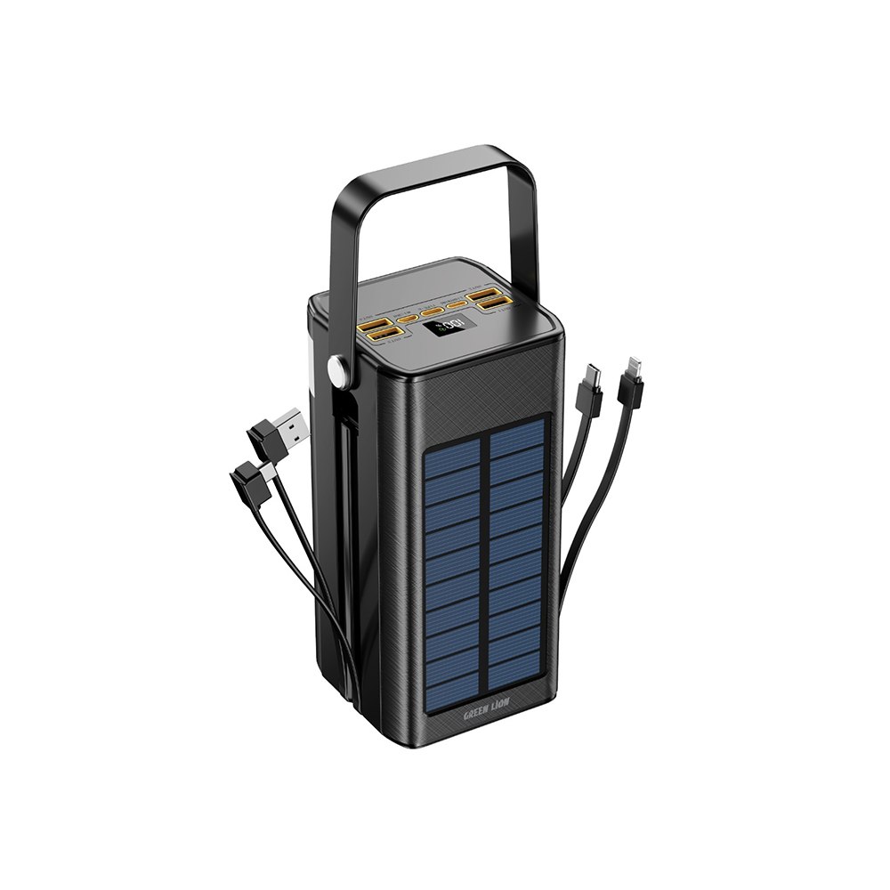 پاور بانک گرین لاین مدل Solar X - زاویه سه‌رخ برای نمایش حجم محصول