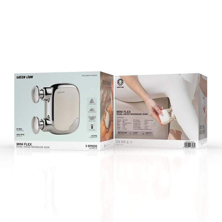 ماساژور تفنگی گرین لاین مدل Mini Flex - نمای کلی محصول در حالت خاموش