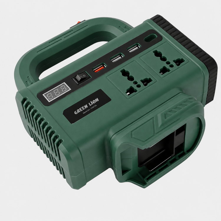 پاور استیشن گرین لاین Green Volt 150W - نمای محصول در حال شارژ یا اتصال