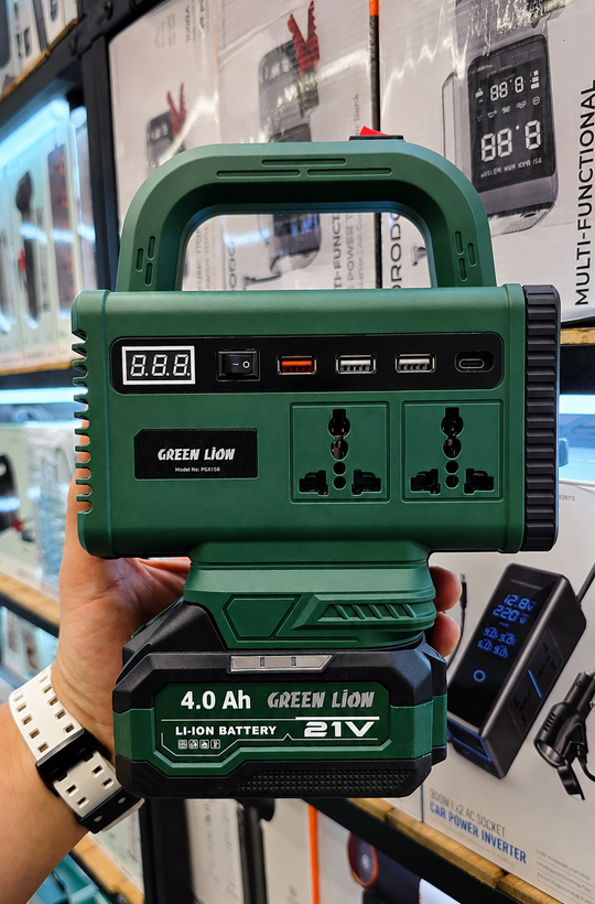 پاور استیشن گرین لاین Green Volt 150W - نمای پشت محصول