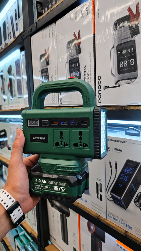 پاور استیشن گرین لاین Green Volt 150W - بستهبندی و محتویات جعبه