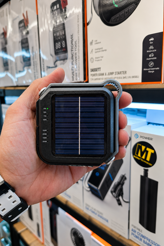 چراغ کمپینگ خورشیدی گرین لاین Solar Lumix - زاویه بالا برای نمایش ابعاد محصول