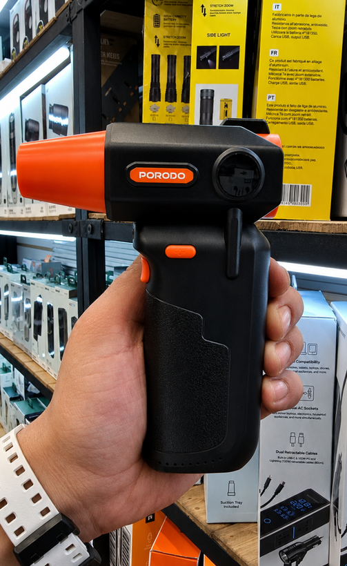 جت فن شارژی پرودو Porodo Turbo Air - نمای کامل محصول از زاویه اصلی