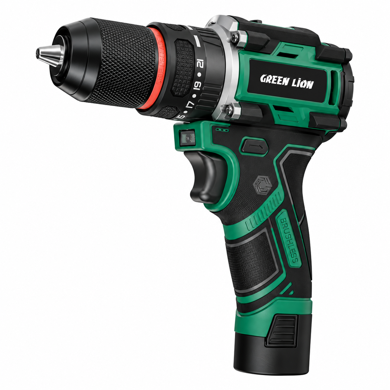 دریل چکشی شارژی گرین لاین GD-13 Power - جزئیات نمایشگر یا صفحه محصول