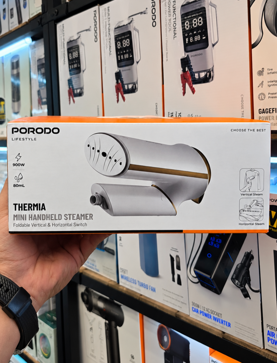 اتو بخار دستی مینی پرودو مدل Thermia - زاویه بالا برای نمایش ابعاد محصول